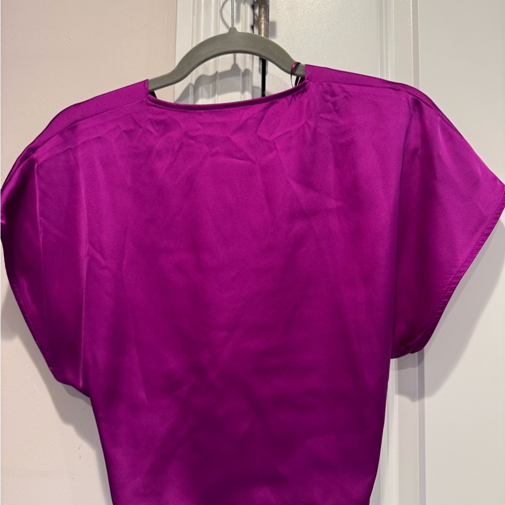 Zara Vibrant Magenta Blouse